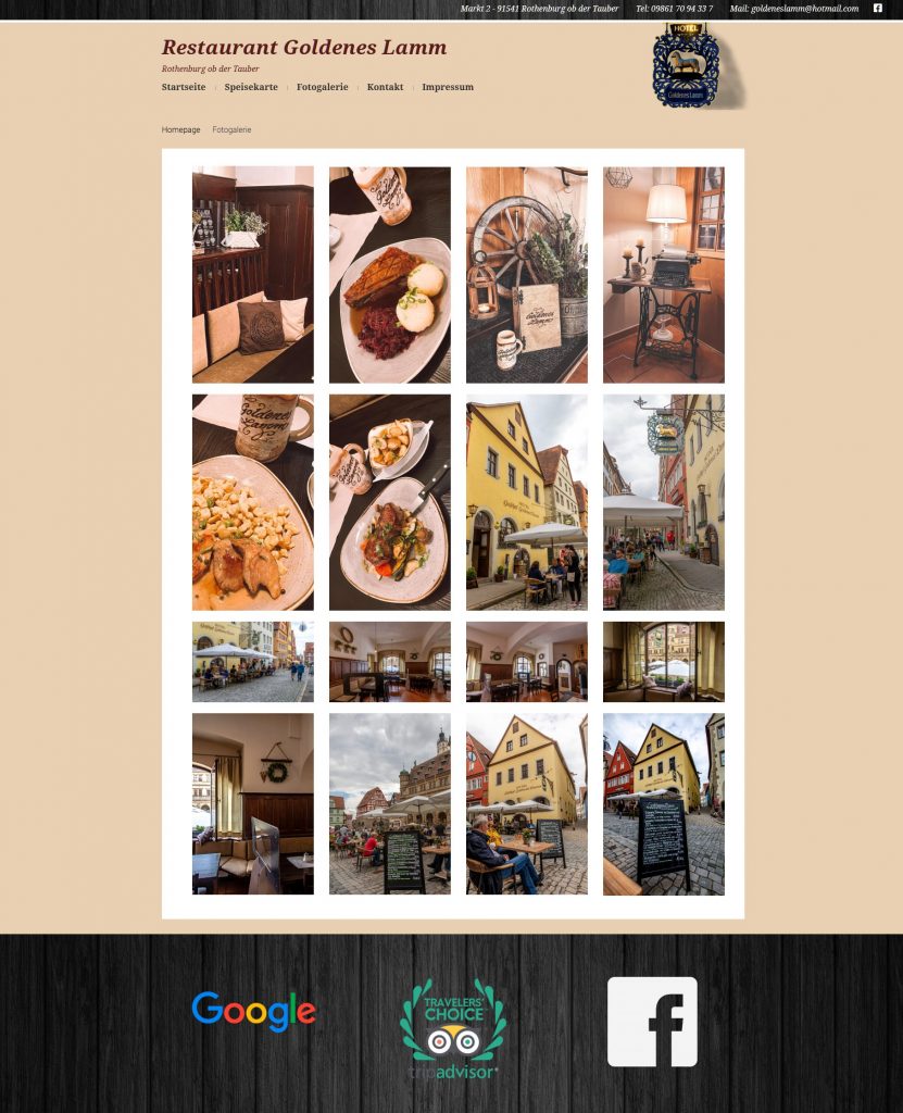 Gasthaus Goldenes Lamm - Rothenburg ob der Tauber