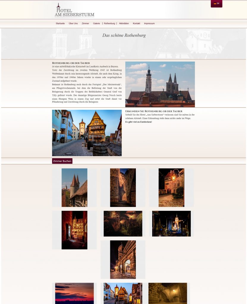Hotel am Siebersturm - Rothenburg ob der Tauber