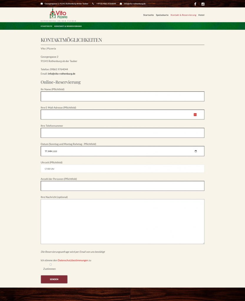 Gasthaus Vito - Rothenburg ob der Tauber